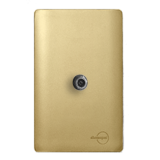 Conjunto Coaxial Antena 4x2 - Novara Especiais Dourada